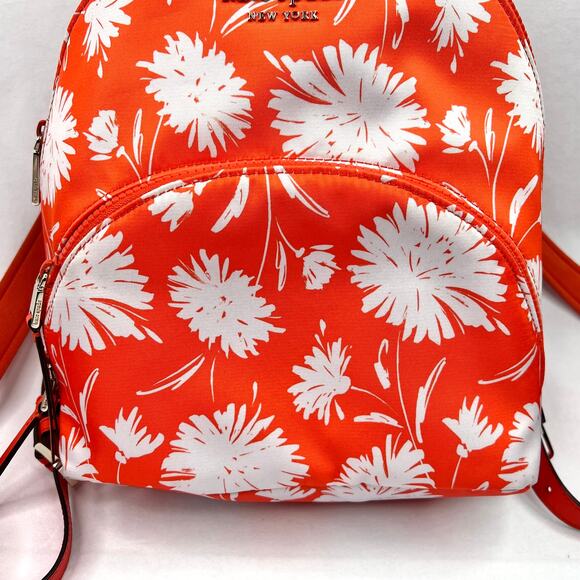 Kate Spade Karissa Orange Nylon Floral Backpack main image 9